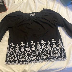 Off the shoulder blouse